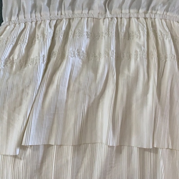 Revolve 1.State New With Tags Smock Waist Pleated Tiered Ruffle Dress Size XL - Picture 7 of 15